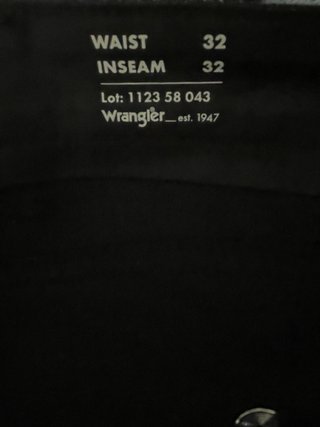 Pantalones Wrangler Negros