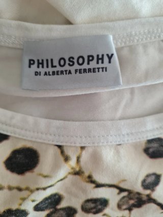 T-shirt Philosophy di Alberta Ferretti tg42