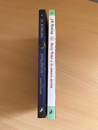 Dos primero libros de la saga de Harry Potter