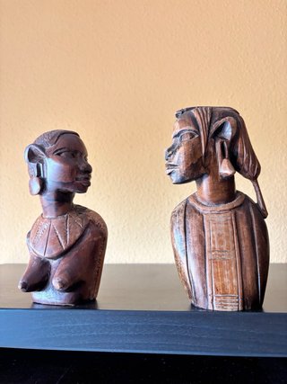 Figuras Artesanía Africana Madera