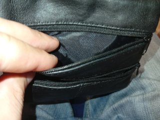Bolsa transversal homem castanha
