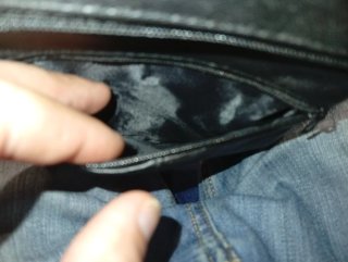 Bolsa transversal homem castanha