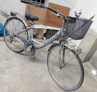 Bicicleta de paseo con cesta