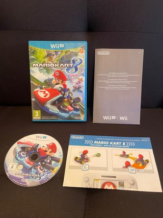 Mario Kart 8 Wii U Juego + Manuales