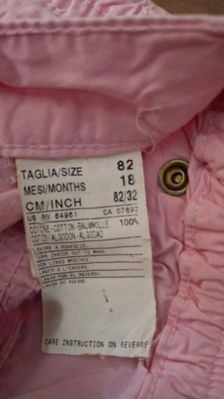 Pantaloni 3/4 bimba, rosa