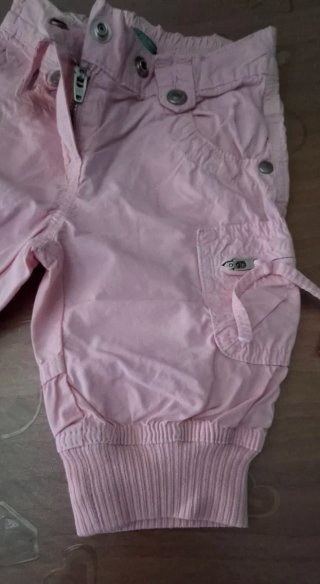 Pantaloni 3/4 bimba, rosa