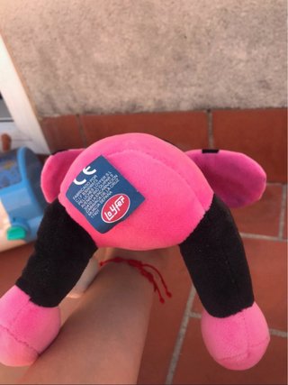 Peluche mariquita rosa