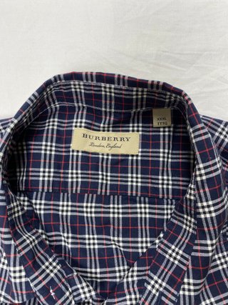 Camicia Burberry London Uomo Check 3XL Cotone