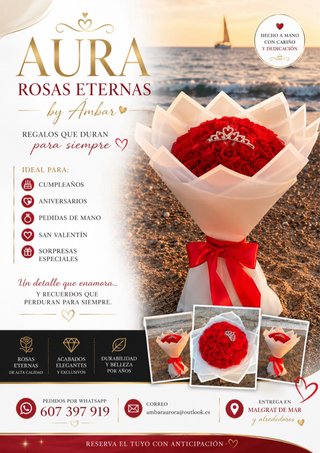 Ramos de rosas eternas