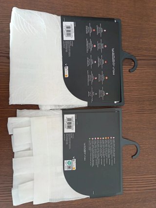 Coppia Tende a Vetro 60x90 cm Douceur d'Intérieur