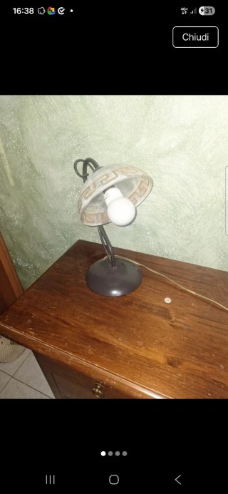 Lampadario + lume comodino