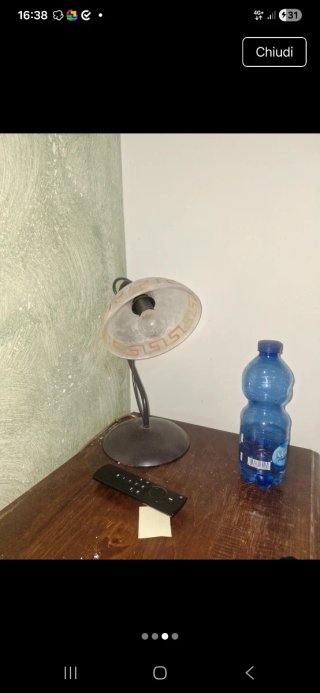 Lampadario + lume comodino