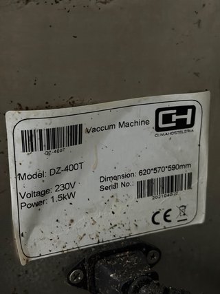 Envasadora al vacío industrial