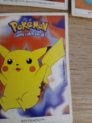 Cromos Pokémon 2000