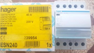 Contactores Hager ESN240 230V 40A