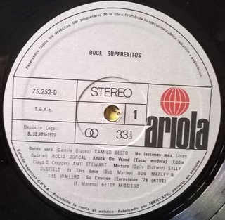 12 Superéxitos LP Compilation 1979