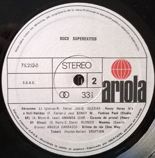 12 Superéxitos LP Compilation 1979
