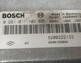394578 8200222133 centralita renault scenic (ja..)
