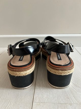 Sandalias de plataforma negras