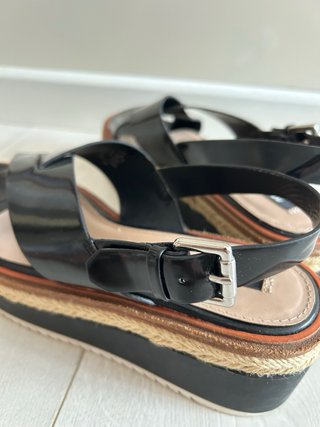 Sandalias de plataforma negras