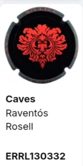 Placa de cava Raventos Rosell