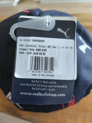 Gorra Red Bull