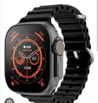 Reloj Hiwatch T800 Ultra Negro/naranja
