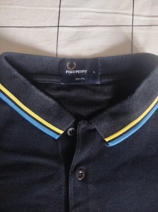 Polo negro Fred Perry