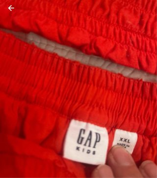 Conjunto niña Gap rojo