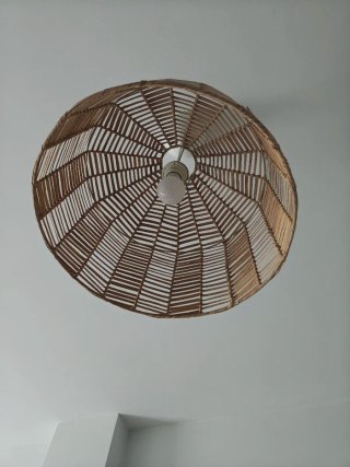 Lámpara de techo Ratan Ikea modelo Havsdjup