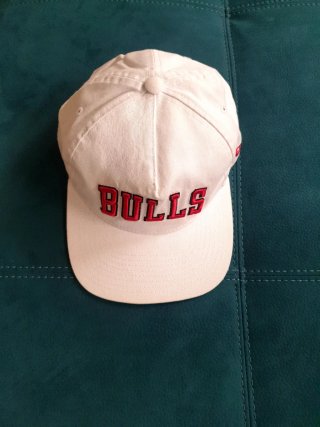Cappellino Bulls Bianco Rosso