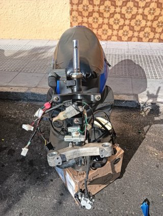 Kymco vitality piezas reparar Le falta tija o para