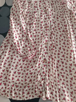 Zara Vestido Estampado Flores 4-5 Anos