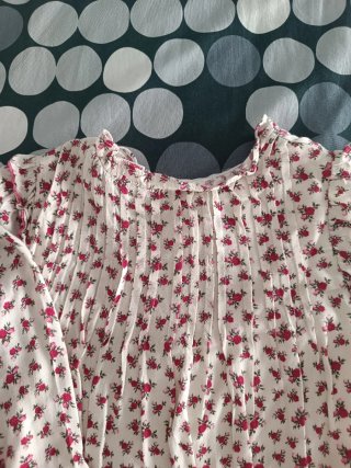 Zara Vestido Estampado Flores 4-5 Anos