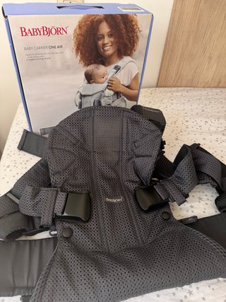 Mochila Portabebés Babybjorn One Air Gris