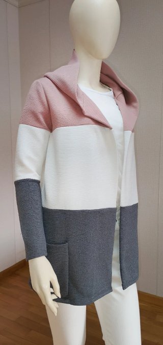 Chaqueta Hollys color block con capucha