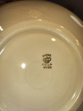 Vajilla Royal China Porcelana Años 60 + 50 piezas