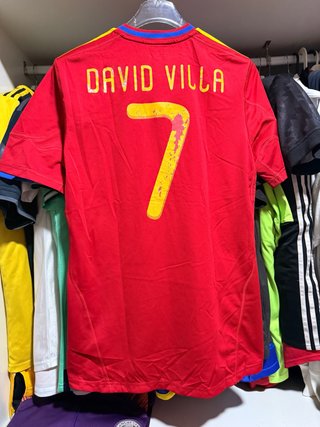 Camiseta España 7 David Villa Adidas 2010