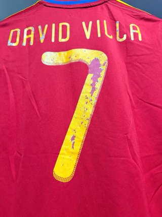 Camiseta España 7 David Villa Adidas 2010