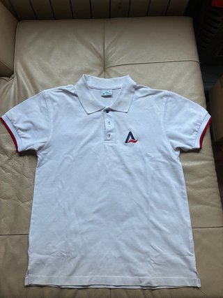 Polo Blanco Uniforme Agora