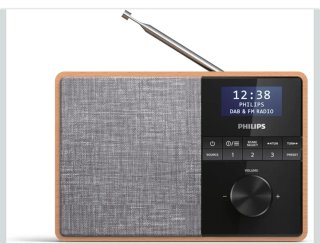 PHILIPS AUDIO TAR5505/10 Radio, Carcasa de Madera,