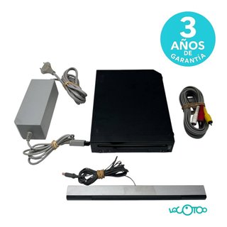Nintendo Wii Negra (sin mandos)