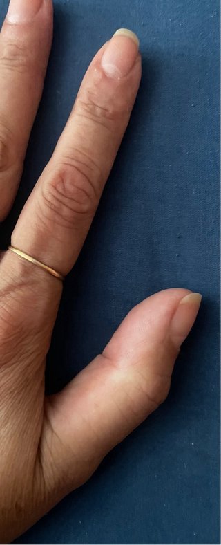 Anillo, alianza de oro 19,2 kilates. 800
