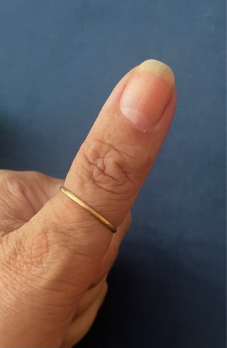 Anillo, alianza de oro 19,2 kilates. 800