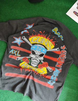 RARE T-Shirt Guns N' Roses Vintage 90 Single Stitc