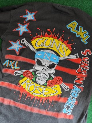 RARE T-Shirt Guns N' Roses Vintage 90 Single Stitc