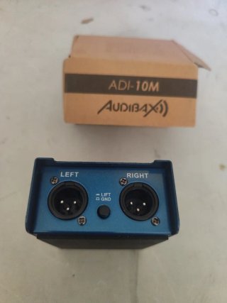 Audibax ADI-10M Caja DI Pasiva de 2 Canales