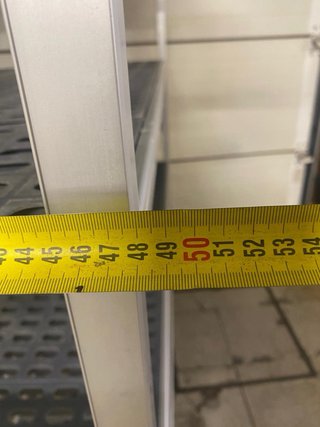 Estanterias de aluminio y plastico de camara