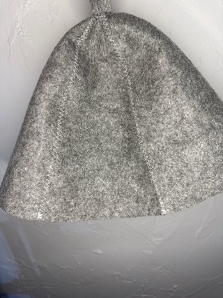 Confezione da 3 cappelli da sauna tradizionali in feltro