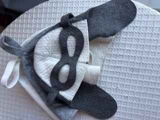 Confezione da 3 cappelli da sauna tradizionali in feltro